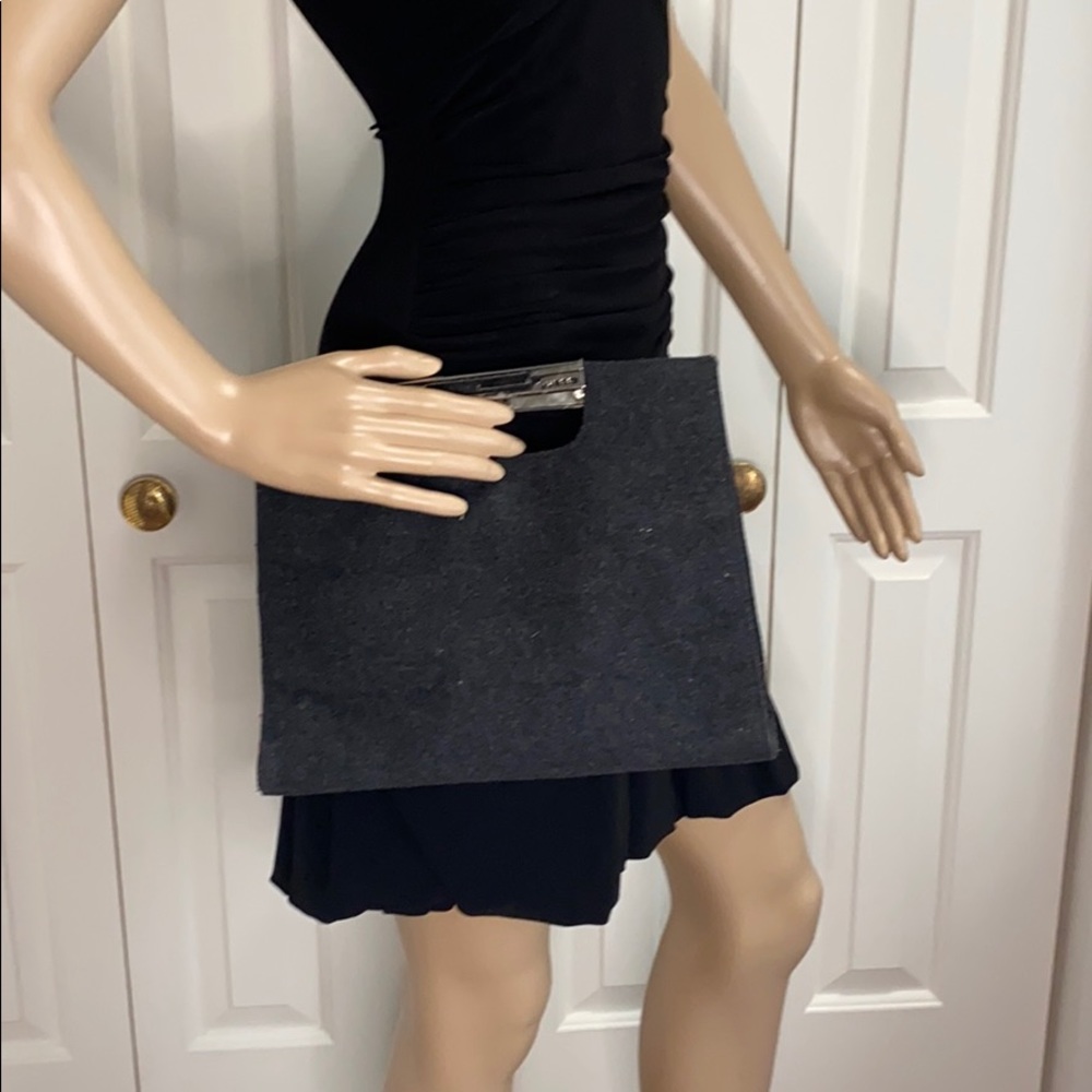 Guess Grey Fabric Purse